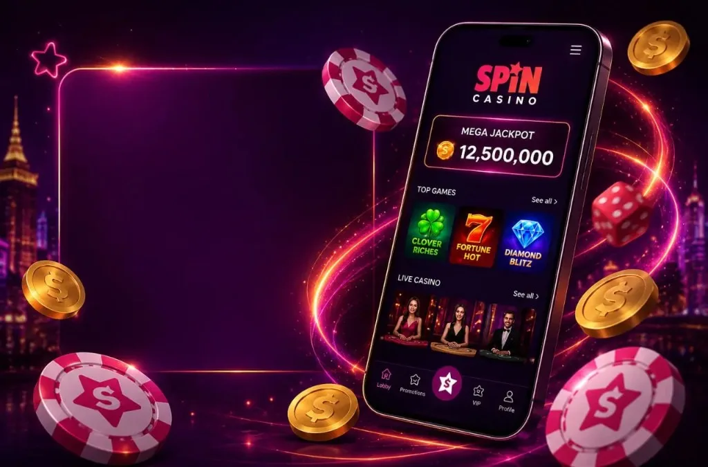 Spin Casino mobile: lobby, bote y mesas en vivo en México